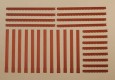 80402 Auhagen Pillars and brick friezes red